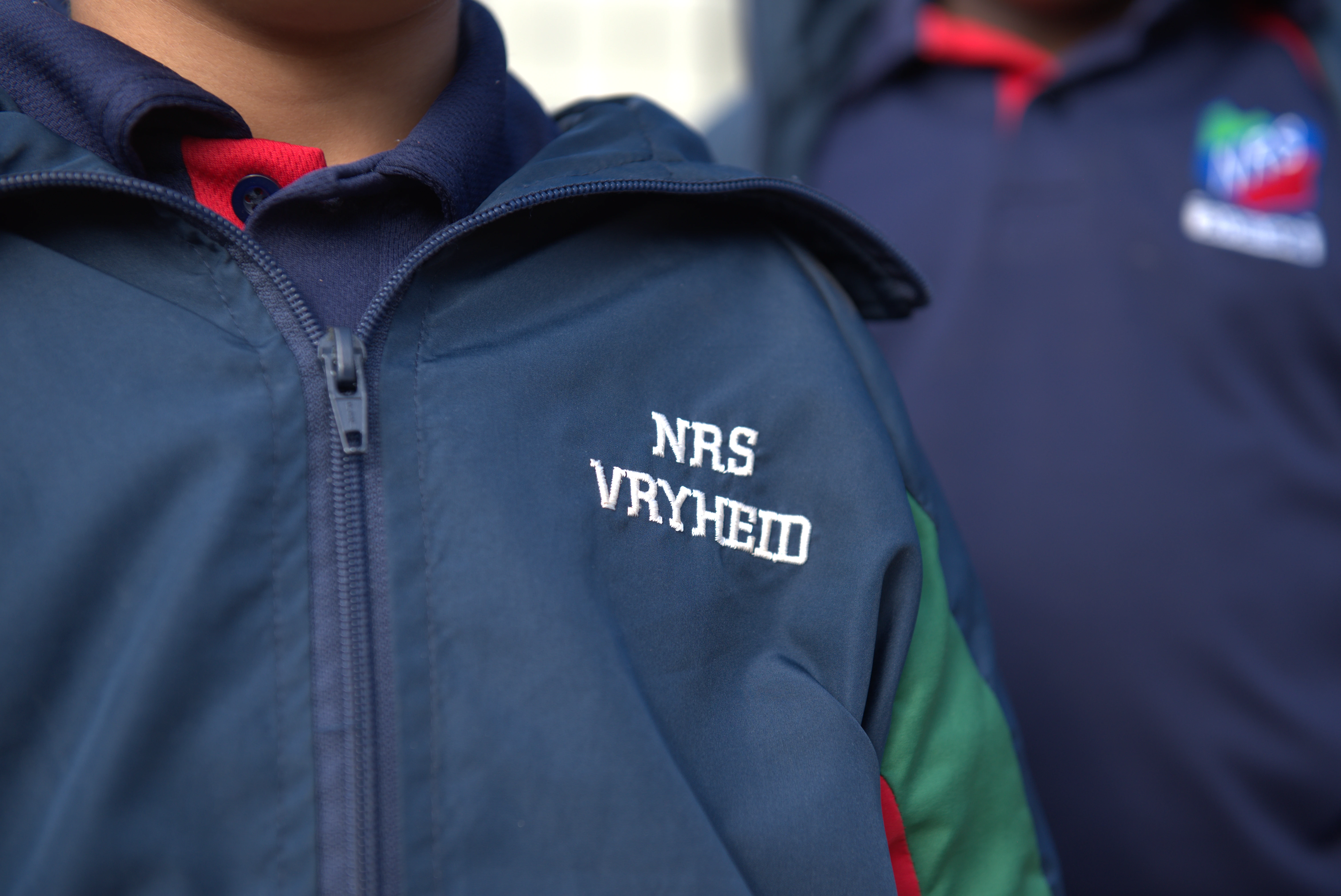 NRS learners wearing school uniform with pride